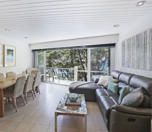 Loungeroom in Little Cove Court Apartment 10