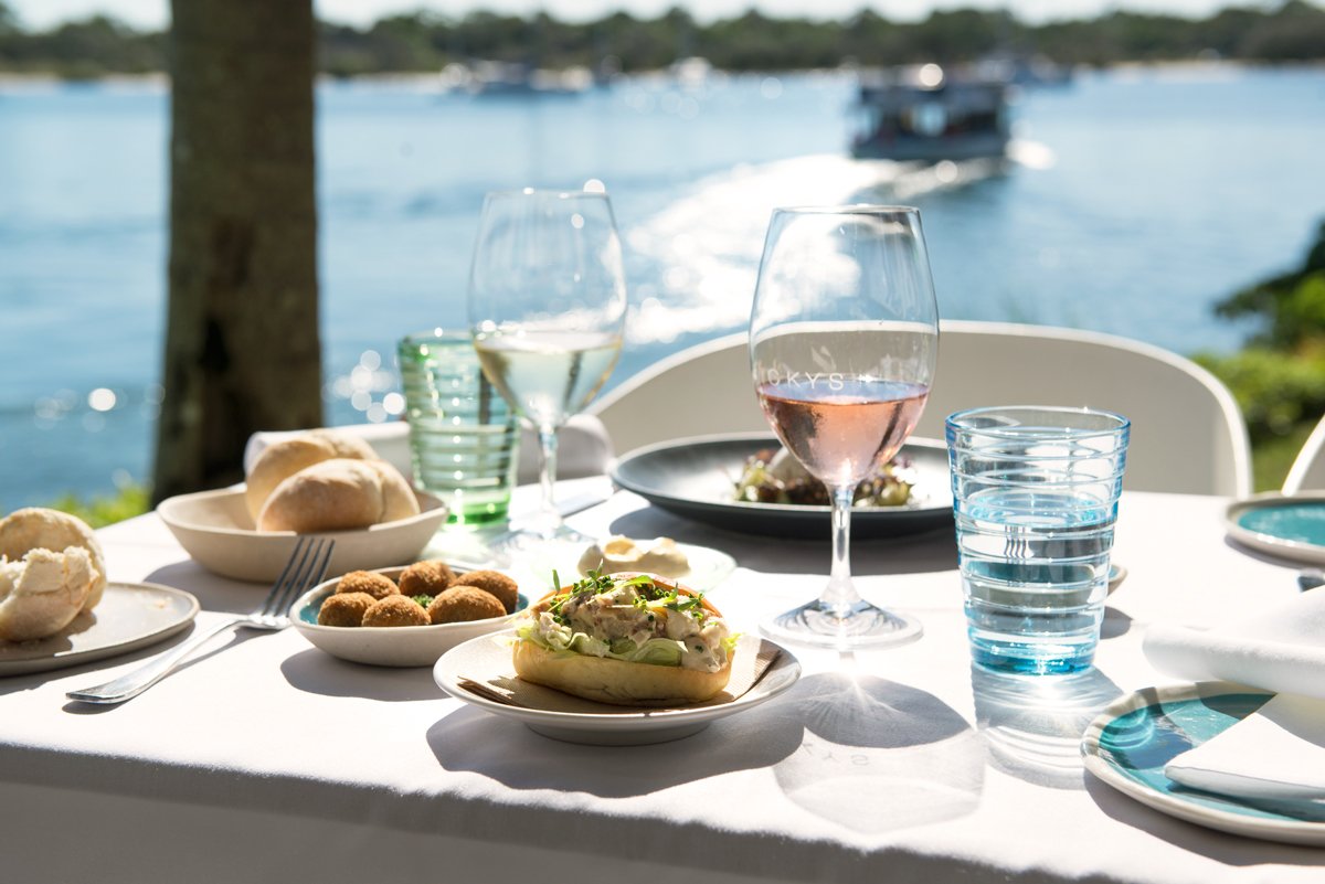 Waterfront restaurant